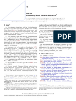 Calculated Cetane Index by Four Variable Equation: Standard Test Method For