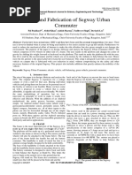 Design and Fabrication of Segway Urban Commuter