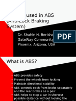 Sensors Used in ABS