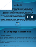 Lenguaje Radiofonico