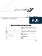 Manual de Propietario Dodge Journey RT - SE - SXT 2014