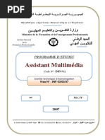 Programme D'etudes Assistant Multimédia