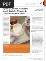 IJPC - 18!4!305 - Quality Control - Microbial Limit Tests For Nonsterile Pharmaceuticals-Part 2