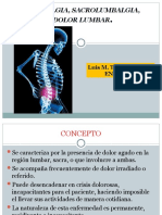 Lumbalgia Sacrolumbalgia Dolor Lumbar v2