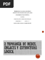 Unidad 2 - Topologia de Redes, Enlaces y Estructura Logica PDF