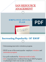 Human Resource Management: Employee Stock Option Plan