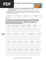 Narrative Tenses Oktapodi Worksheet