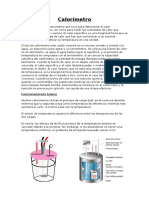 Calorímetros y Pirometros