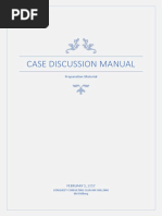 Case Discussion Manual: Preparation Material