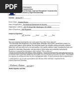 Howard University - Internship Portfolio Requirements - Fall 2016 1 - Signed 4