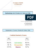 Epidemiología de La Fractura de Cadera en Chile.