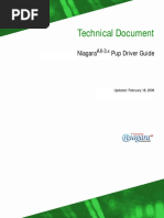 Technical Document: Niagara Pup Driver Guide