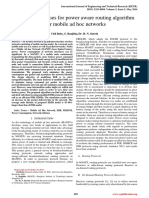 A New Techniques For Power Aware Routing Algorithm For Mobile Ad Hoc Networks