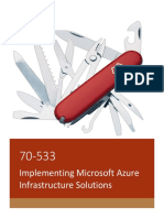 Implementing Microsoft Azure Infrastructure Solutions