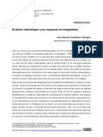 El Diseño Metodológico y Los Esquemas de Inteligibilidad PDF