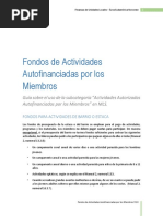 Actividades Autofinanciadas Sud