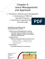 Performance Management and Appraisal