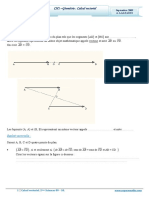 Cours Math - Chap 1 Géométrie Calculs Dans IR - 2ème Sciences (2009-2010) MR Abdelbasset Laataoui PDF