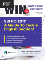 Testbook Win Free Issue For SBI PO 2017 Preparation (English)