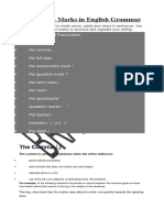 Punctuation Marks in English Grammar