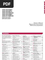 Operating Manual Avh-X2750bt