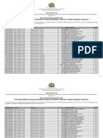 Resultado Final Admision 2016