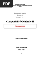 Comptabilité - Les Provisions