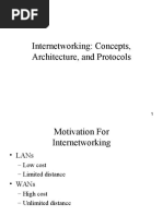 Internetworking: Concepts, Architecture, and Protocols