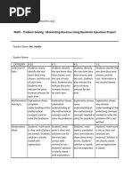 Project Rubric