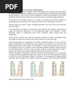 General Principles For Pattern Alteration