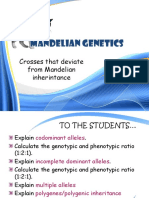 Deviation From Mendelian Genetic 1