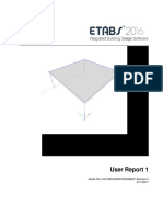 Sample Report in ETABS