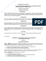 Reglamento de Las Descargas y Reuso de Aguas Residuales y de La Disposición de Lodos.