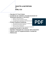 NICU Resident Manual Chapter 3 Nutiriton 2013