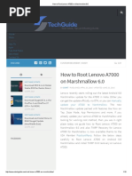 How To Root Lenovo A7000 On Marshmallow 6