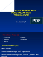 Anamnesis Dan Pemeriksaan Thorax Paru