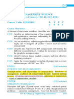 Management Science: Course Code: 13HM1102 L TPC 4 0 0 3