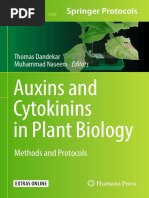 Auxins and Cytokinins in Plant Biology Methods and Protocols