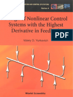 Design of Nonlinear Control Systems With The Highest Derivative in Feedback