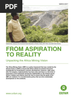 From Aspiration To Reality: Unpacking The Africa Mining Vision