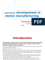 Recent Development in Denim Manufacturing