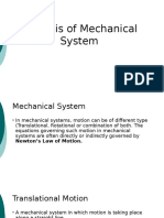 Analysis of Mechanical System