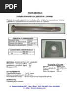 Ficha Tecnica Del Split Set de 1 y 1.5 PDF