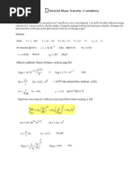 Tutorial Mass Transfer 2 Solutions