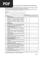 GHS - SDS Checklist (8-13, See 11)