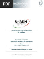 Unidad 1. La Deontologia y La Etica PDF