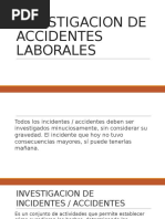 Investigacion de Accidentes Laborales PPT 2