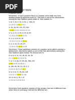 Mental Ability Tests