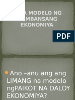 Mga Modelo NG Pambansang Ekonomiya-Ekonomiks-3rd Quarter