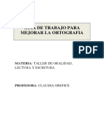 Cuaderno Ortografia